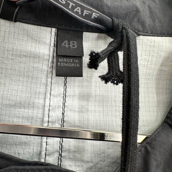 Belstaff Black Samford Blouson Full Zip Ripstop Jacket size 48 Men’s Biker Style - Picture 9 of 16